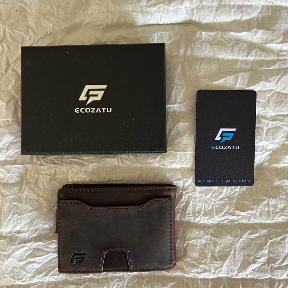 NEW Brown Leather Wallet for Men